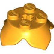 LEGO Plate 2x2 2/3 W. Krydshul & Crown Leaf Ljusorange R1332-6525787