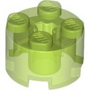 LEGO Brick Round 2x2 Transparent Ljusgrön B3581-6549515