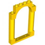 LEGO Wall 1x6x7 W. Arch Gul 6550196-R1078