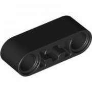 LEGO Technic Beam 3M W. Cross Hole Svart T1108-6550582