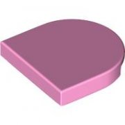 LEGO Tile 2x2 1/2 Circle Rosa B2275-6552654
