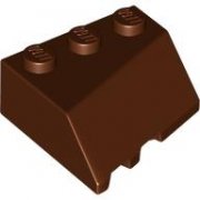 LEGO Right Roof Tile 3x3 Rödbrun B0489-6554325