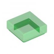 LEGO Flat Tile 1x1 Transparent Grön B0235-6581818
