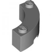 LEGO Brick 3x3x1 1/4 Circle Ljusgrå B3943-6584328