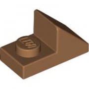 LEGO Roof Tile 1x2 45° W. 1/3 Plate Medium Nougat B3302-6590758