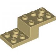 LEGO Stone 1x2x1 1/3 W. 2 Plates 2x2 Beige B4114-6601243
