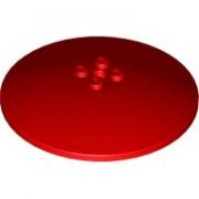 LEGO Round Plate Ø64x9.6 Röd B4161-6603363