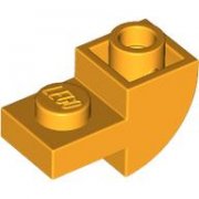 LEGO Brick 1x2 Inverted Bow W. Cutout Ljusorange B3585-6603730
