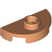 LEGO Plate 1x2 1/2 Circle W. 1 Knob Nougat B4262-6605055
