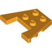 LEGO Plate 3x4 W. Angles Ljusorange B9013-6614172