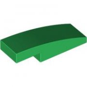 LEGO Brick 1x3x2/3 Bow Grön B2485-6617701