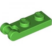 LEGO Plate 1x2 W. Shaft Ø3.2 Klargrön B3176-6619272