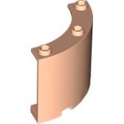LEGO Wall 4x4x3 1/4 Circle Ljus Nougat B4245-6621353