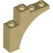LEGO Brick W. Bow 1x4x3 Beige B4226-6648012