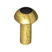 LEGO Design Element W. 3.2 Shaft No.3 Guld R0222-6670419