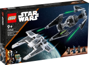 LEGO Star Wars Mandalorian Fang Fighter vs TIE Interceptor 75348