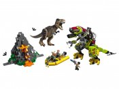 LEGO Jurassic World Strid mellan T-rex och dinosaurierobot 75938