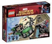 Super Heroes Spiderman Spidercyclejakten 76004