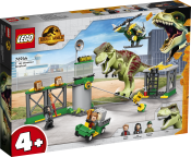 LEGO Jurassic World 4+ T rex dinosaurieflykt 76944