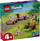 LEGO Friends 4+ Häst och ponnysläp 42634