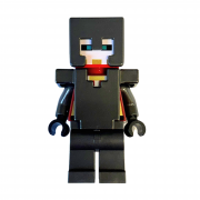LEGO Minecraft Skelett med Netheriterustning TEMP-MIN003