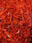 LEGO Lösvikt 1hg Nytt Röd 99999