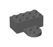 LEGO Magnet 2x4 mörkgrå 4611444-R429