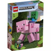 LEGO Minecraft BigFig Gris med zombiebaby 21157