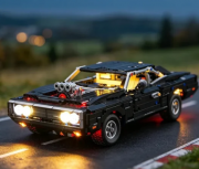 Belysning till Technic Fast and Furious Dodge Charger R/T bil 42231 LGK897