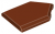 LEGO Flat Tile 2x3 W. Angle Rödbrun R0648-6290600
