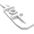 LEGO Sports Ski Without Hinge Vit R0305-99774