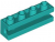 LEGO Sliding Brick 1x4 Blågrön B1460-6440301