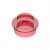 LEGO Round Plate 1x1 Transparent Röd 6514051-B2807