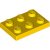 LEGO Plate 2x3 Gul B3947-302124