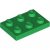 LEGO Plate 2x3 Grön B1623-302128