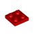 LEGO Plate 2x2 Röd 302221-B0411