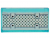 LEGO Flat Tile 1x2 W. Silver Pattern Transparent Ljusblå R0916-6585392