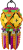 LEGO Färgglad lykta 40873