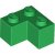 LEGO Brick Corner 1x2x2 Grön B3548-4125281