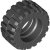 LEGO Technic Däck Normal Wide Ø30,4x14 Svart + Fälg Lila 4140670-T0711
