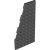 LEGO Left Wing 6x12 Svart 4143180-B2796