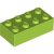 LEGO Brick 2x4 Limegrön B0-4165967