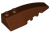 LEGO Right Shell 2x6 W. Bow Angle Rödbrun B0658-6501129