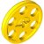 LEGO Technic Wedge-Belt Wheel Ø24 gul 418524-T435