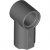 LEGO Angle Element 0 Deg. 1 Mörkgrå 6296856-T0325