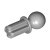 LEGO Technic Ball W. Cross Axle Ljusgrå 4211375-T0814