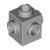 LEGO Brick 1x1 W. 4 Knobs Ljusgrå R0-4211511