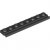 LEGO Plate 1x8 With Rail Svart B1616-4286009