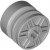 LEGO Rim Wide 18x14 W. Hole Ø4.8 Ljusgrå T9049-4490127