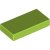 LEGO Flat Tile 1x2 Limegrön B0023-4500125